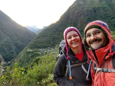 Começando mais um dia de caminhada.