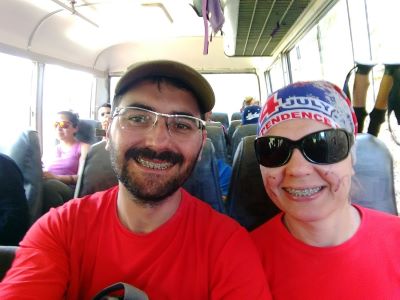 Vamos para o almoço.